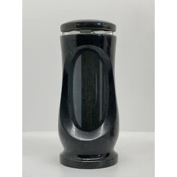 Smuteční dekorace Žulová lucerna Black