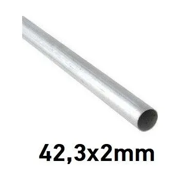 Trumpeta Ocelová pozinkovaná trubka 42,3x2mm, délka 6m (T-42.3x2-ZN-6)