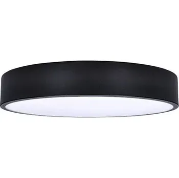 Solight WO803-B LECCE - LED stropní svítidlo s přepínačem barvy světla, Ø 30cm, 36W, 3000/4000/6000K (Stropní černé svítidlo s možností změny teploty chromatičnosti přepínačem na svítidle)