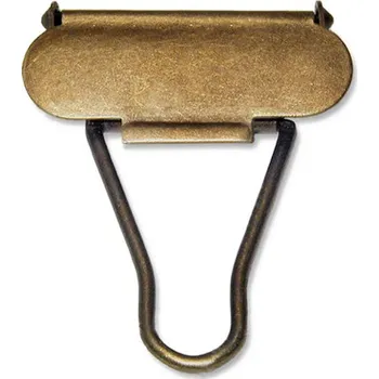 Overalový závěs 30 mm na knoflík, laclový, popruh, spona, zapínání