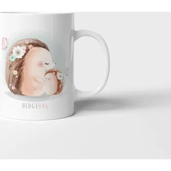 Hrnek HedgeHug - Ježek - Červená