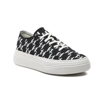 Dámské tenisky KARL LAGERFELD Sneakersy KL63421 Černá 37