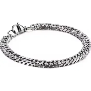 Náramek Náramek chirurgická ocel ve tvaru řetězu šířka 6,5 mm