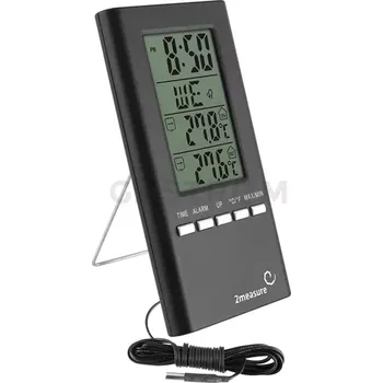 Kuchyňský teploměr Meteostanice - elektronická, sonda, černá | 2MEASURE, 172801