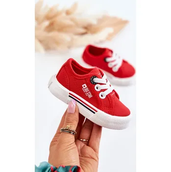 Chlapecké tenisky Dětské nízké tenisky Big Star JJ374171 Barva: Červená, Velikost: 48