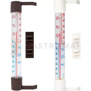 Kuchyňský teploměr Venkovní teploměr s průhlednou stupnicí (-70 st. C do +50 st. C) 23 cm mix | BIOTERM, 020510