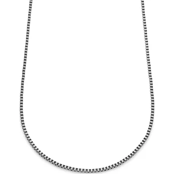 Řetízek Essentials | 3mm kostičkovaný řetízek stříbrné barvy - Lucleon