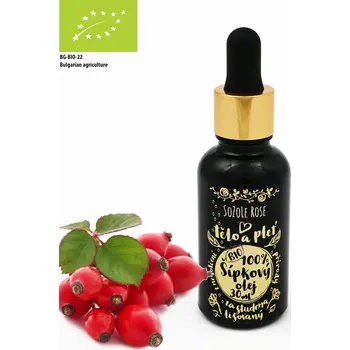 Rostlinný olej SoZoLe Rose Bio Šípkový olej za studena lisovaný 30 ml