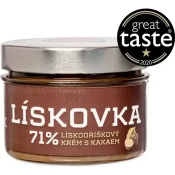 Lískovka – 71% lískoořískový krém s kakaem