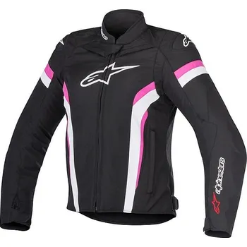 Moto oblečení ALPINESTARS T-GP PLUS R V2 BUNDA TEXTILNÍ DÁMSKÁ - černo-bílo-růžová L