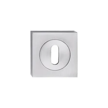 Dveřní kování Dolní štít na klíč nikl broušený OH VSKNK