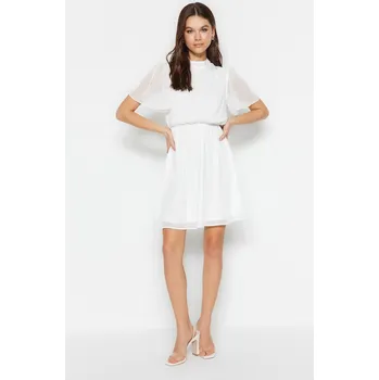 Dámské šaty Dámské šaty Trendyol Floral Trendyol šedá 2222786