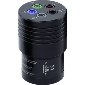 Revizní přístroj Gossen Metrawatt METRALINE A3-32 Třífázový adaptér pro zkušební přístroje a CEE zásuvky, Z611P, testovací adaptér, 1 ks