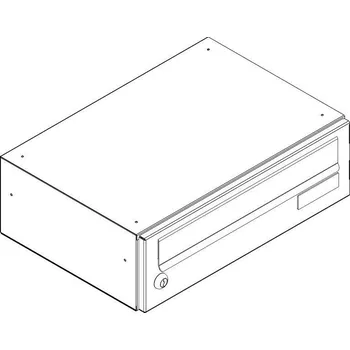 Poštovní schránka SJ 370/90 poštovní schránka jednostranná RAL RAL 8016 / Hnědá