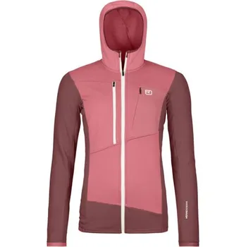 Dámská mikina Dámská mikina Ortovox FLEECE GRID HOODY - vínová XL