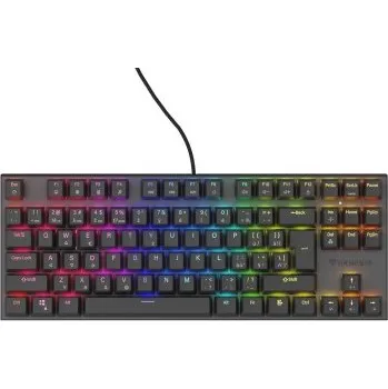 Klávesnice Genesis tichá herní klávesnice THOR 303/TKL/RGB/Outemu Peach/Drátová USB/CZ-SK layout/Černá