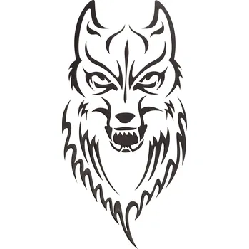 Šablony na malování, HLAVA VLKA, 26x18cm, 1ks