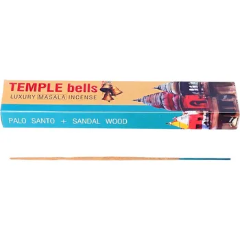 Vonná tyčinka Vonné tyčinky Temple bells - Santal a Palo Santo