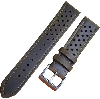 Řemínek na hodinky Kožený řemínek Ricardo Sassari, hnědý V2, Quick Release