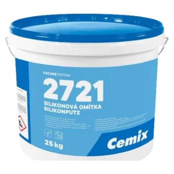 Omítka Cemix 2721 Omítka silikonová zatíraná 2 mm 25 kg bez příplatku