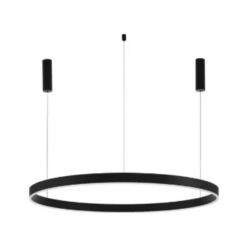 Nova Luce Závěsné LED svítidlo MOTIF, ø 120cm, 72W 3000K stmívatelné Barva: Černá
