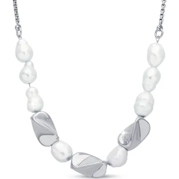 Řetízek biju Řetízek z chirurgické oceli, perličky a korálky 3002187