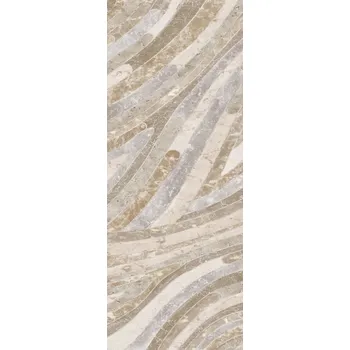 Tapeta Masureel Geometrická vliesová obrazová tapeta na zeď, béžová, DGROC2011-300, Rock, Masureel, velikost 1,06 x 3 m