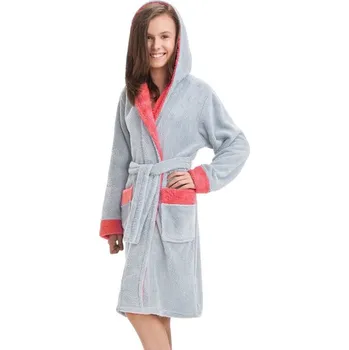 Dívčí župan Dívčí župan Avril šedý s růžovým límcem 128