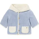 MAYORAL dětský kabátek s kožíškem oboustranný modrá vel. 70 cm