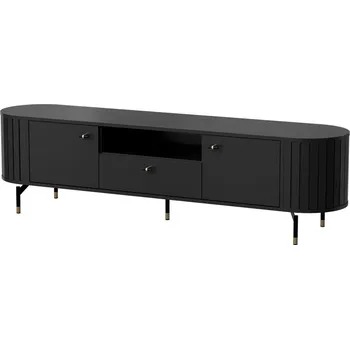 Televizní stolek DOLMAR Skříňka pod TV - ZANTE ZA5, matná černá