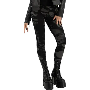 Dámské kalhoty kalhoty dámské (legíny) KILLSTAR X CHUCKY - Eat Your Heart Out - XXL