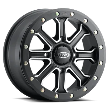 ITP INERTIA BEADLOCK, 14x7 (5+2) 4/136 (+30mm) Matte Black/Machined
