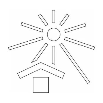 Manipulační značka - chránit před slunečním zářením 200 x 209 mm