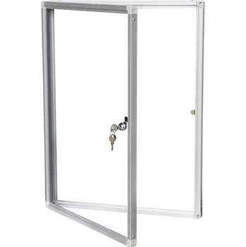 Kancelářský nábytek Vertikální vitrína Eco - lakovaná výplň - 60 x 90 cm