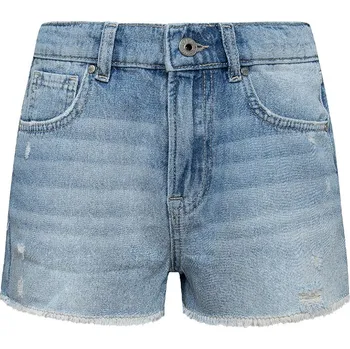 Pepe Jeans Dívčí kraťasy PATTY SHORT Barva: denim (odpovídá obrázku), Velikost: 10 LET