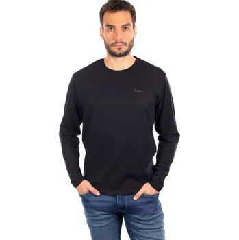 Pepe Jeans Pánské tričko CONNOR LONG. Barva: černá, Velikost: S
