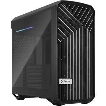 PC skříň FRACTAL DESIGN skříň Torrent Compact Black TG Dark Tint, USB 3.1 Type-C, 2x USB 3.0, bez zdroje, E-ATX