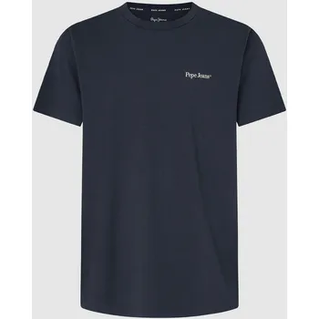 Pepe Jeans Pánské tričko ALFIE Barva: modrá, Velikost: M