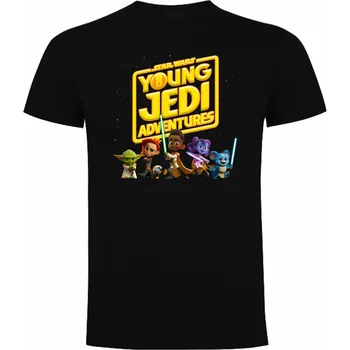 Dětské tričko Star Wars: Dobrodružství mladých Jediů Barva: černá, Velikost: 146/152 - 11/12