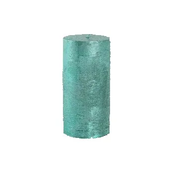 Svíčka SVÍČKA VÁLEC 6X12CM, ZELENÁ