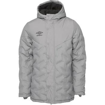 Pánská zateplená bunda Umbro BONDED PADDED JACKET L Šedá, Tmavě šedá