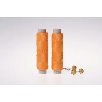 Nit Lněná nit jemná, 20 x 3, 100m, oranžová, sartor.cz