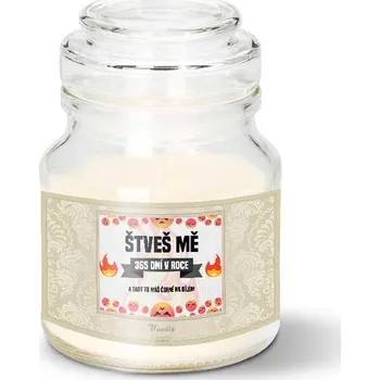Svíčka Sablio Svíčka Štveš mě 365 dní v roce - 120 g