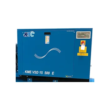 Kompresor Šroubový kompresor KTC KME 7 VSD, Tlaková verze - max. tlak 10 Bar (1050 l/min), Tlaková nádoba bez nádoby, Sušička vzduchu - kondenzační bez sušičky