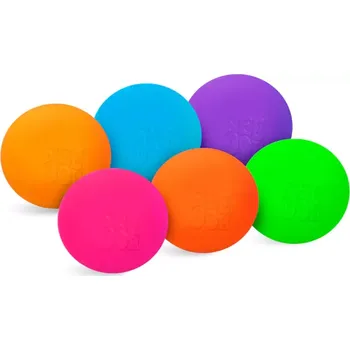 Cestovní hra Schylling Mačkací antistresový mini míček Needoh 3 ks Růžová, oranžová, zelená