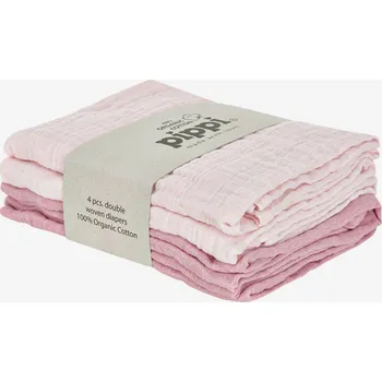 Zavinovačka Pippi mušelínová plena set 4 kusů 4455 - 520 Organická bavlna