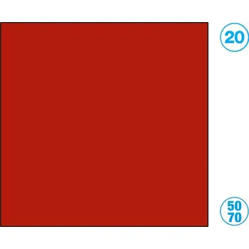Kancelářský papír Papír barevný 50 x 70cm červený F500022