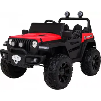 Dětské vozidlo Dětské elektrické auto Master of Terrain 4x4 – červené