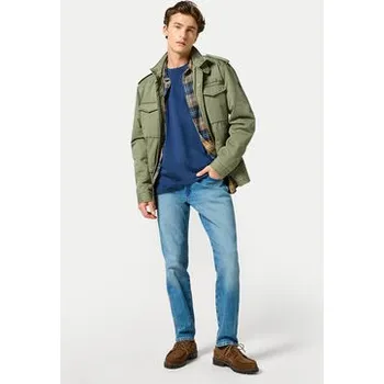 Wrangler Jeansy River 112356836 Modrá Tapered Fit 30_32