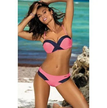 Dámské plavky Dvoudílné plavky Melinda M-395 - Marko žlutá - jeans S